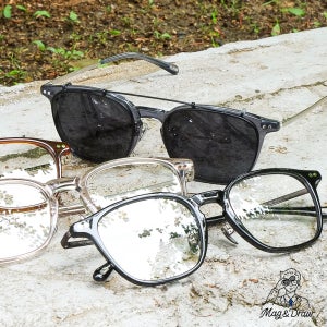 4컬러 매그앤드로우 안경 제네2 GENE2 사각 뿔테 티타늄 템플