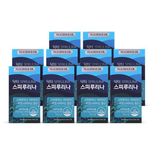 닥터스피루리나 멀티비타민/아연/피부/<b>항산화</b> 10개월
