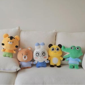 소심한 호랭이 코코 인형 호랑이 곰 악어 토끼 미어캣 28cm 미우 토토 바로