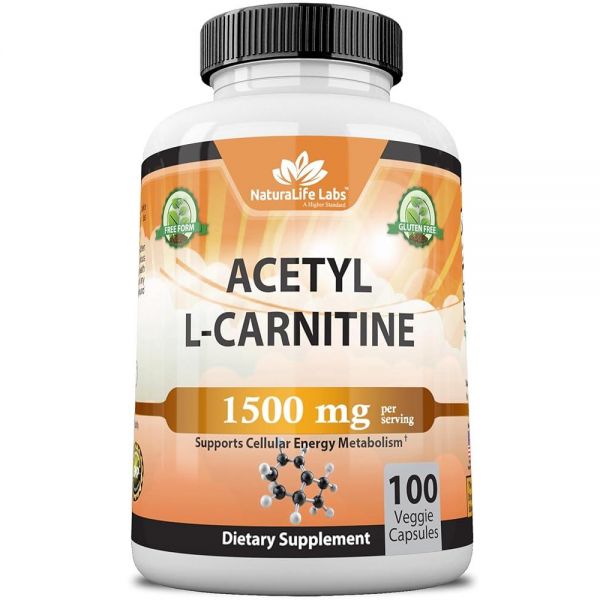 아세틸 L<b>카르니틴 1500mg</b> 고 에너지 식물성 캡슐 100개 2086647
