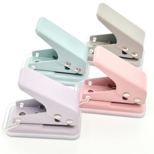 1공 펀치 펀칭 타공 셀프제본 다이어리 종이 타공기 문서 구멍기