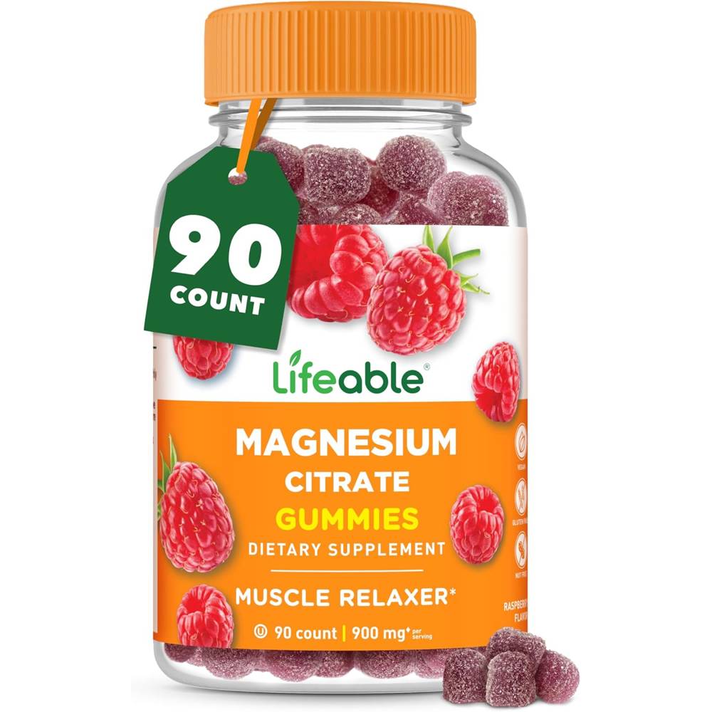 Lifeable 라이퍼블 <b>마그네슘 시트레이트 900mg</b> 90구미