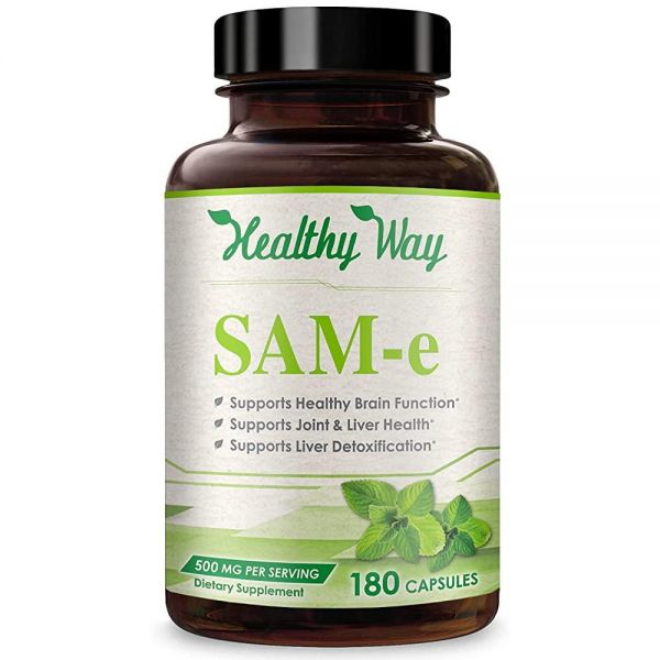 헬씨 웨이 퓨어 SAM-e 500mg S-<b>아데노실 메티오닌</b> 미국산 2개 건강 건강WayRx