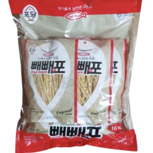 코스트코 포담 빼빼어포 빼빼포 간식 쥐포 어포 안주 대용량 24g x 16개