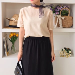 새틴블라우스 실크블라우스