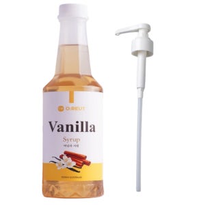 [3차입고] 오릇 카페 커피 시럽 바닐라, 1L, 1개