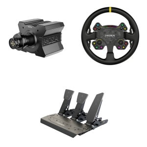 MOZA R9 베이스 RS V2 휠 SR-P 3페달 SET