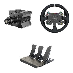 MOZA R9 베이스 CS V2P 휠 SR-P 3 페달 SET