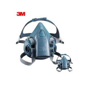 3M 방독면 7502 반면형면체 방진 방독