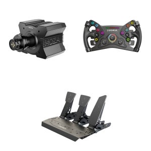 MOZA R9 베이스 KS 휠 SR-P 3페달 SET