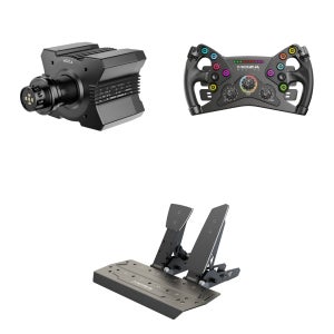 MOZA R9 베이스 KS 휠 SR-P 2페달 SET