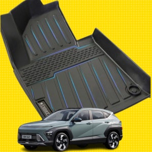 TPE카매트 발매트 발판 고무 입체 차량 자동차 바닥 깔판 코나, 운전석+조수석+뒷자석