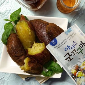 달콤하고 촉촉한 해남 아이스 군고구마 100 x 20봉 식사대용 꿀고구마