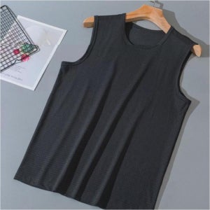 남성 쿨링 기능성 메쉬 나시 민소매 여름 스포츠 이너웨어