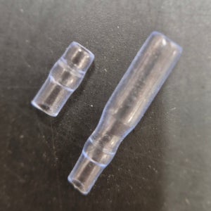 5파이 신주단자용 PVC 절연캡 암놈 REC 1봉 1000개 총알단자용 절연튜브