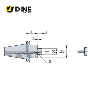 DINE 다인정공 SK-FMC 페이스밀 아바
