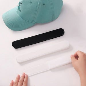 모자 땀 흡수 패드 오염방지 부착식 캡가드 화이트 블랙 100p