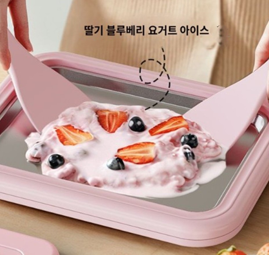 전기 없이 건강한 아이스크림 메이커 홈카페 쿨링 샤베트 가정용 젤라또 제조기