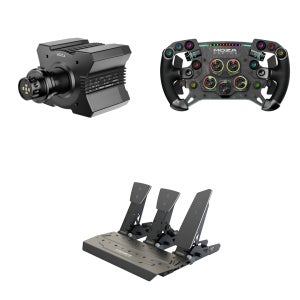 MOZA R9 베이스 GS V2P GT 휠 SR-P 3 페달 SET