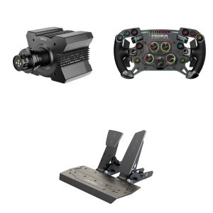 MOZA R9 베이스 GS V2P GT 휠 SR-P 2 페달 SET