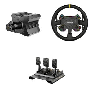 MOZA R9 베이스 RS V2 휠 CRP2 3 페달 SET