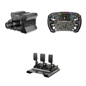 MOZA R9 베이스 FSR2 휠 CRP2 3 페달 SET