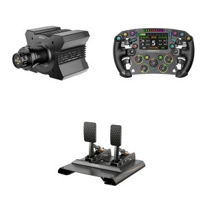 MOZA R9 베이스 FSR2 휠 CRP2 2 페달 SET