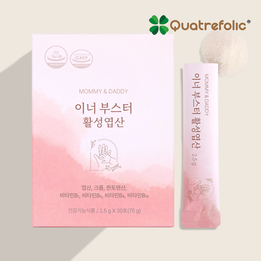 이너 부스터 활성엽산 미오 이노시톨 (부원료) 30포, 1개