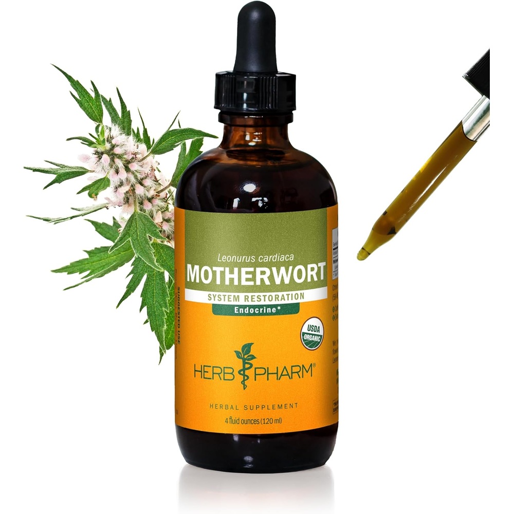Herb Pharm 허브팜 유기농 익모초 액상추출물 4oz