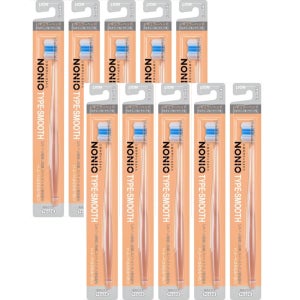 일본 NONIO 노니오 TYPE-SMOOTH 칫솔 부드러운 솔 10개