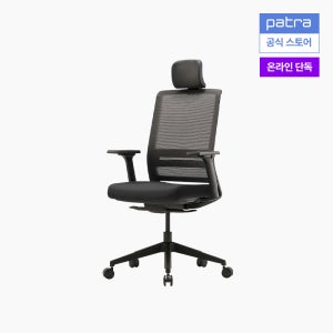 파트라 오크노 컴퓨터 책상 의자 SOKN11PABS BK 블랙