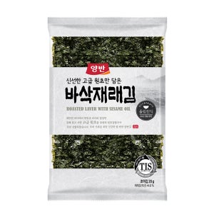 동원 양반 바삭재래김 전장김 1봉 5매 20g, 1개