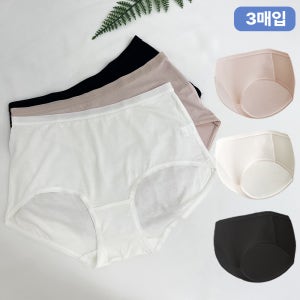 [3매입] 여성팬티 면 모달 여자 빅사이즈팬티(90-120)4XL까지 3P