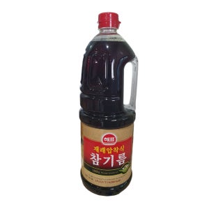 사조해표 재래압착식 참기름 1.8L 8개 1박스 참깨분100%