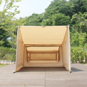 오투라이프 캠핑 에어노크 4.6큐브 전용 전실확장 타프