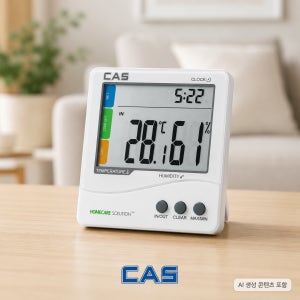 카스 디지털 표준 온습도계 가정용 실내 온습도 측정기 ( 검교정 가능 )