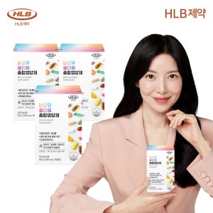 멀티 비타민 오메가3 유산균 HLB제약 비오유 올인원 종합영양제 40캡슐, 3개
