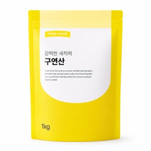 이너홈 구연산 세탁조 청소 섬유유연 주방 물때 제거 1kg, 1개