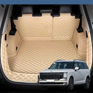 럭키카 디올 뉴 팰리세이드 LX3 트렁크매트 차박 방수 풀커버 도어매트 9인승3열전동