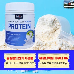 (6병) 뉴질랜드 파이오라 초유프로틴 산양유 단백질 파우더 유청보충제 분말 250g