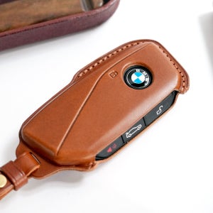 BMW 신형 자동차 가죽 스마트 차 키케이스 키홀더 키링 반다레더스튜디오