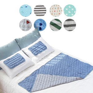 방울 얼음장 매트/아이스 폴리머 쿨매트+쿨베개 세트/빵빵한 쿠션감 아이스 쿨패드