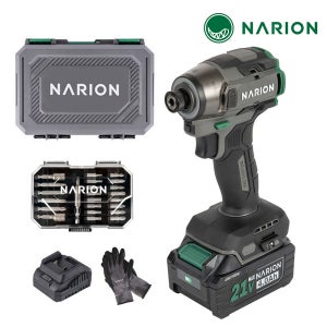 나리온 21V 임팩드릴 무선 충전 전동드릴 배터리1개 NJK219