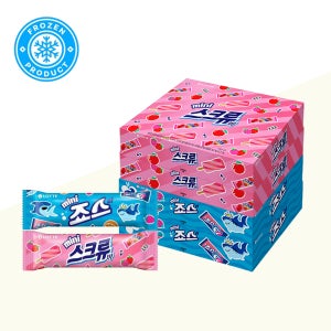 롯데웰푸드 대용량 벌크 아이스크림 스크류바 죠스바 미니 4박스