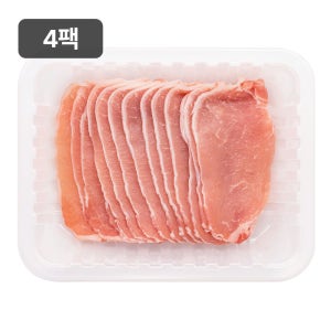 국내산 한돈 후지 뒷다리살 불고기용 고기 4kg, 1개