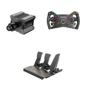 MOZA R12 베이스 KS 휠 SRP 3페달 SET