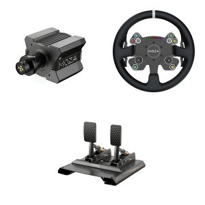 MOZA R12 베이스 CS V2P 휠 CRP2 2페달 SET