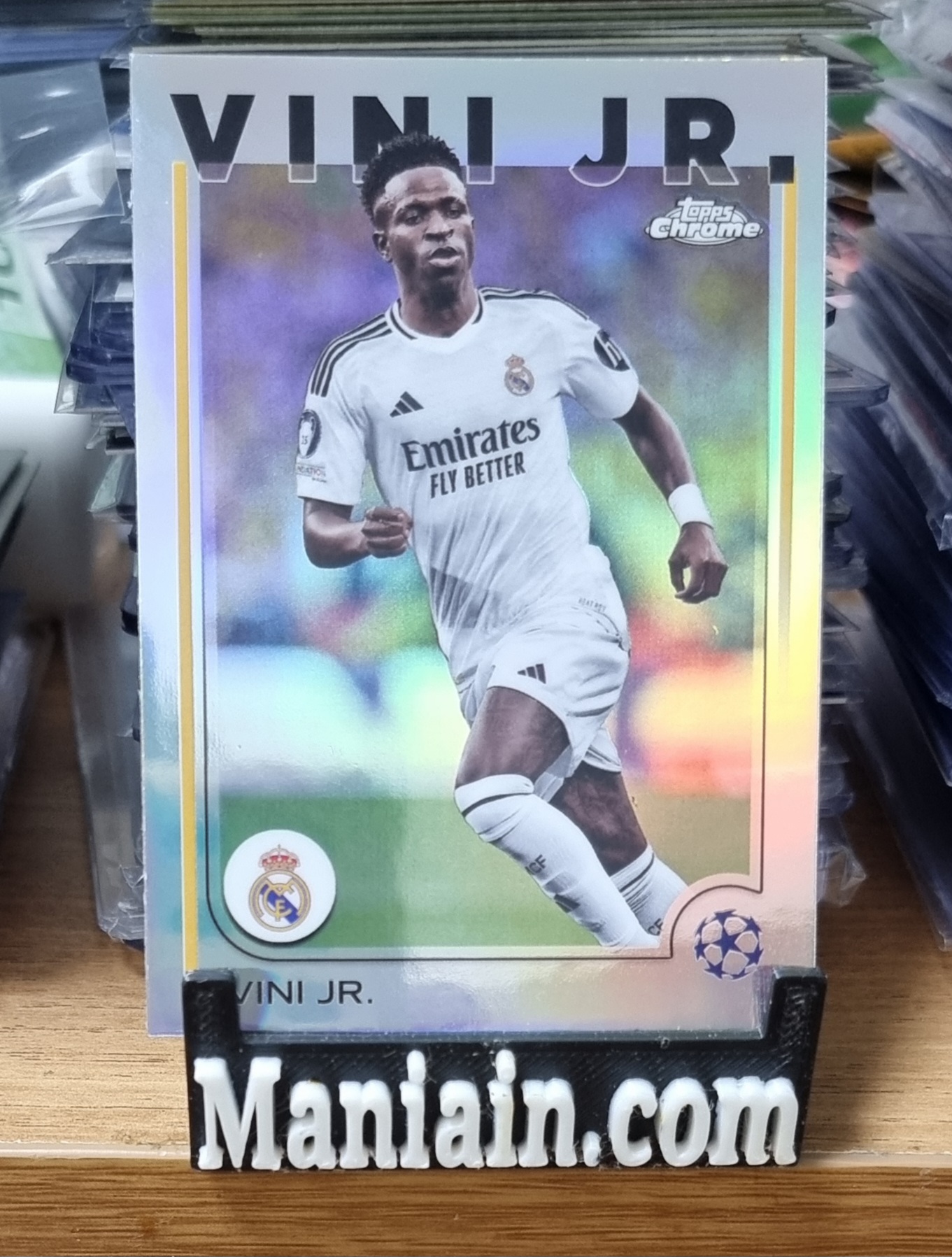 비니시우스 주니어 2024-25 Topps Chrome UEFA Refractor No-7 축구카드