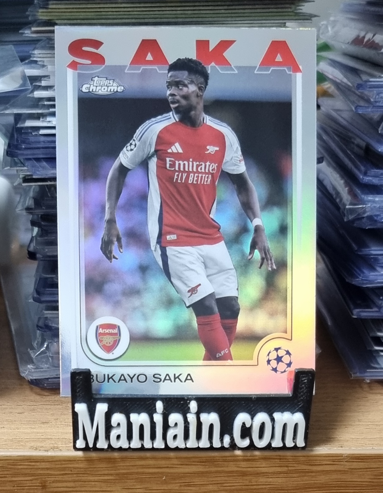 부카요 사카 2024-25 Topps Chrome UEFA Refractor No-77 축구카드