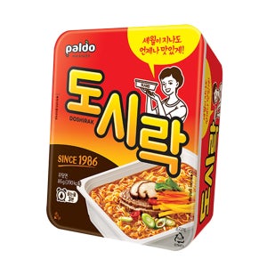 팔도 도시락 86g, 12개
